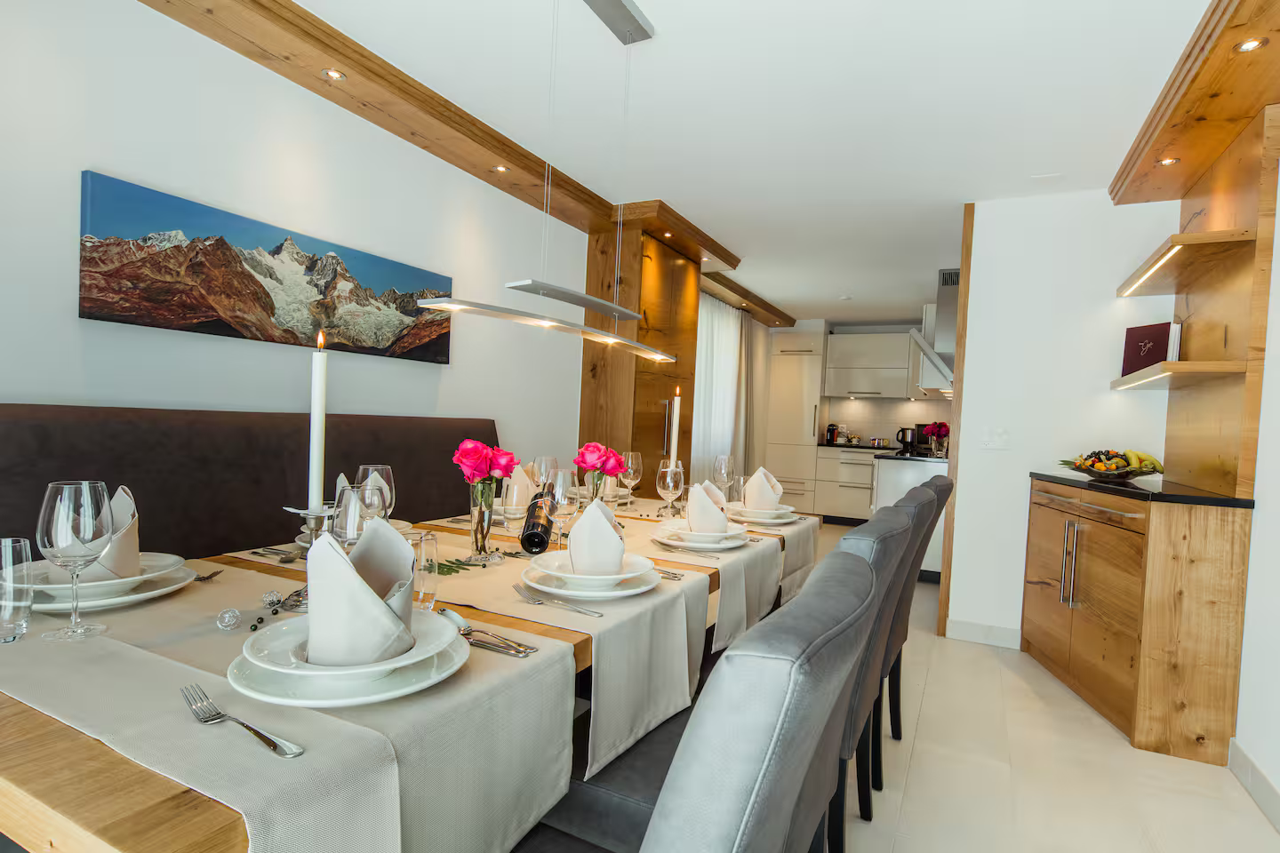 Airbnb chalet interior